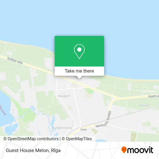 Guest House Melon map