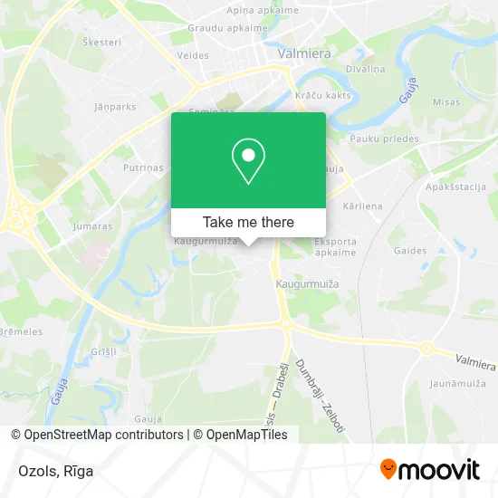 Ozols map