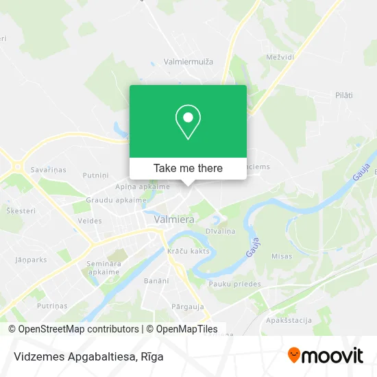 Vidzemes Apgabaltiesa map