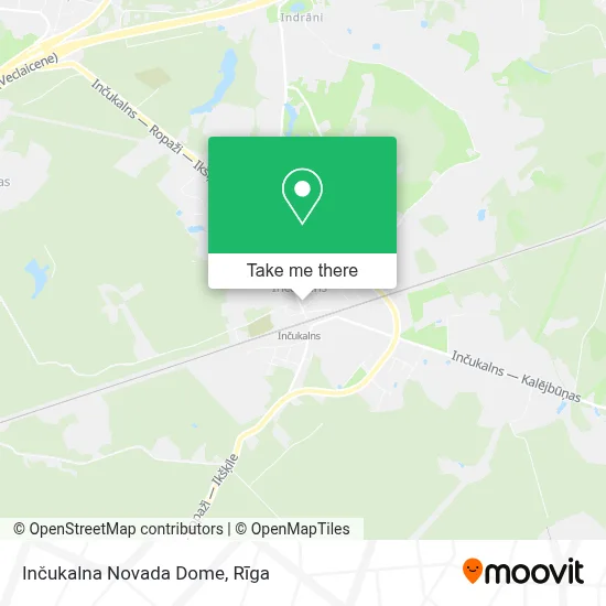 Inčukalna Novada Dome map