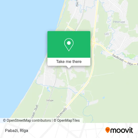 Pabaži map