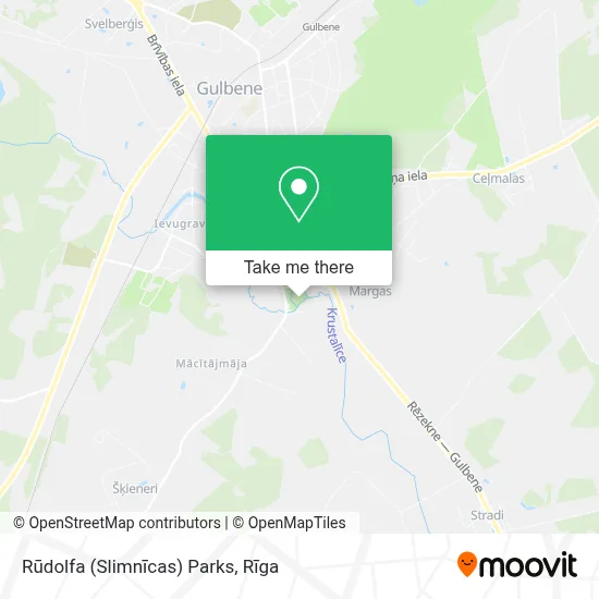 Rūdolfa (Slimnīcas) Parks map