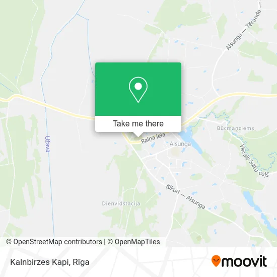 Kalnbirzes Kapi map