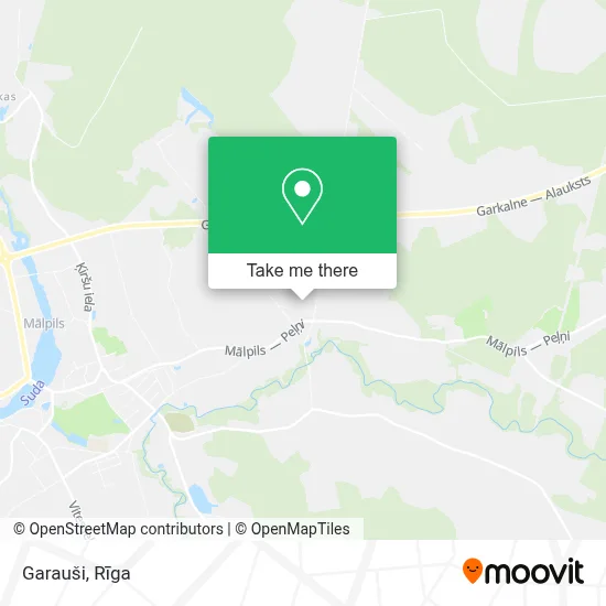 Garauši map