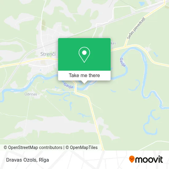 Dravas Ozols map