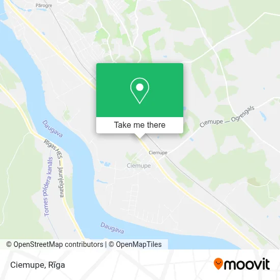 Ciemupe map