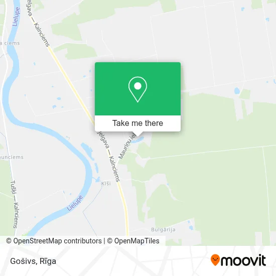 Gošivs map
