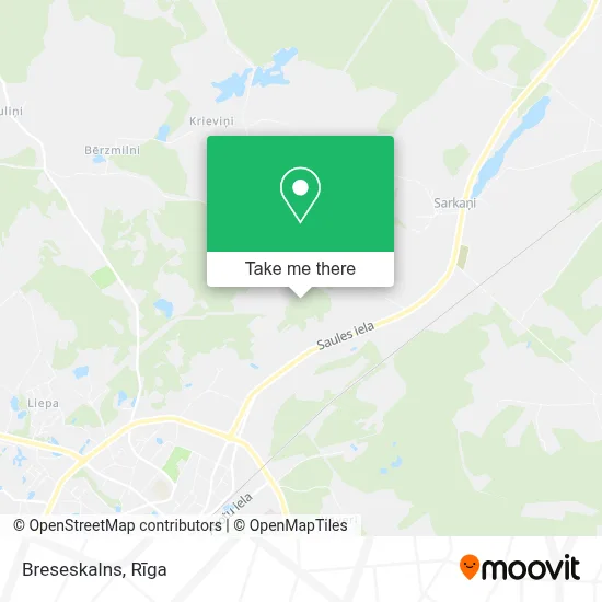 Breseskalns map