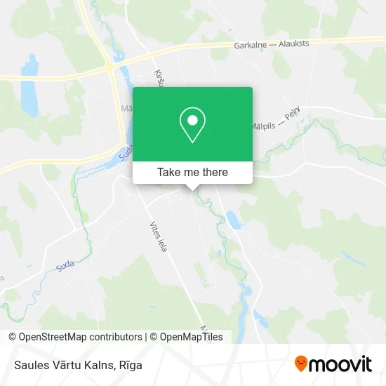 Saules Vārtu Kalns map