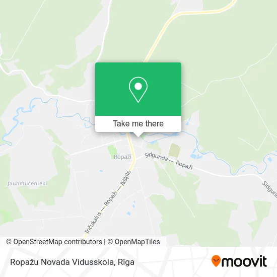 Ropažu Novada Vidusskola map