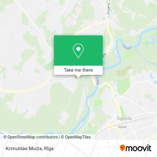 Krimuldas Muiža map