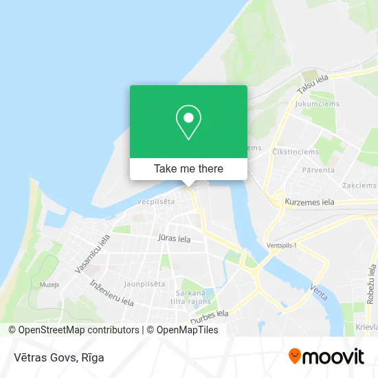 Vētras Govs map