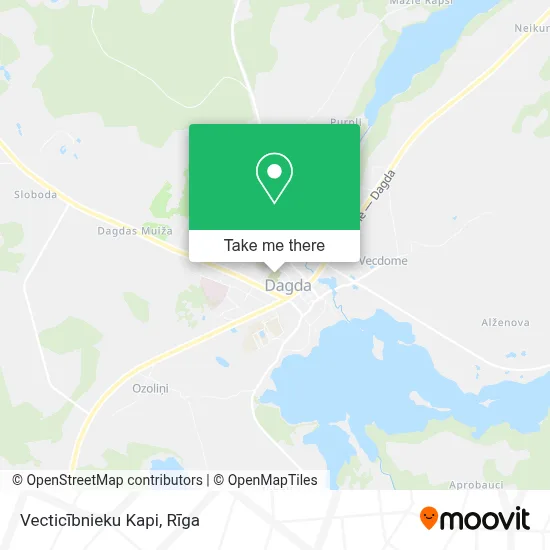 Vecticībnieku Kapi map