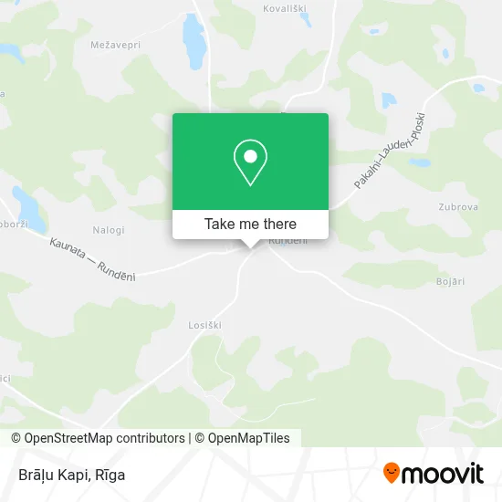 Brāļu Kapi map
