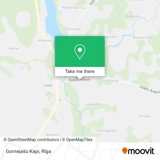 Gornejašu Kapi map
