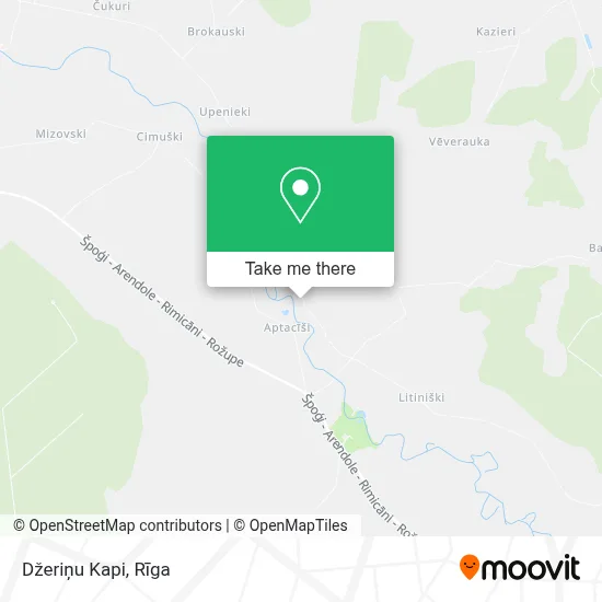 Džeriņu Kapi map