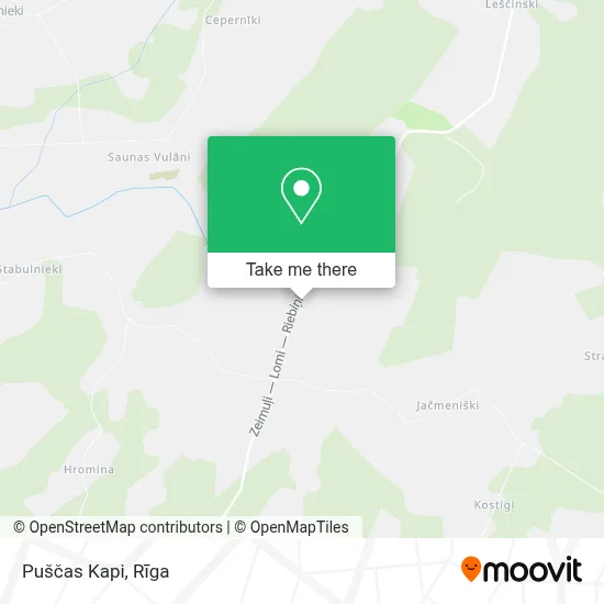 Puščas Kapi map