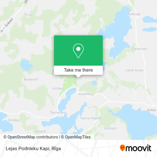 Lejas Podnieku Kapi map