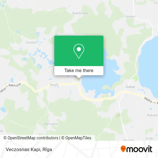 Veczosnas Kapi map