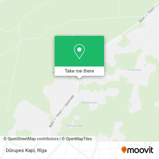 Dūrupes Kapi map