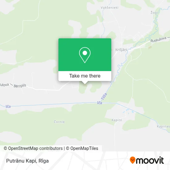 Putrānu Kapi map