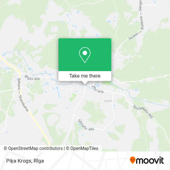 Piķa Krogs map
