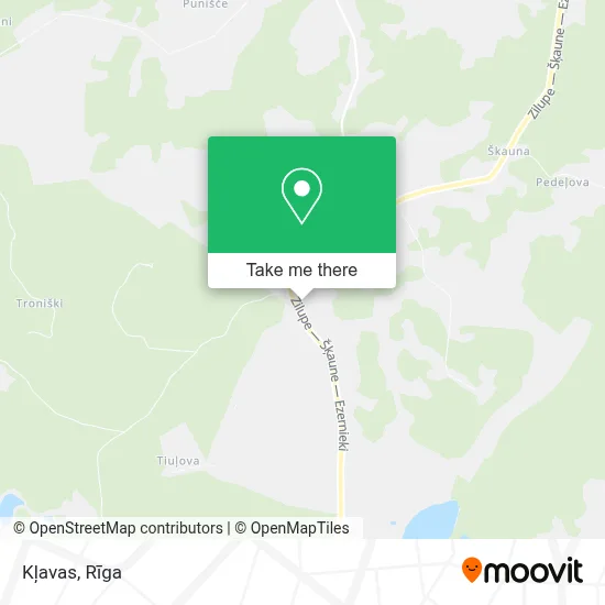 Kļavas map