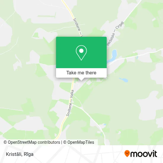 Kristāli map