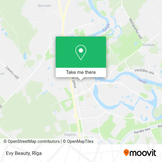 Evy Beauty map