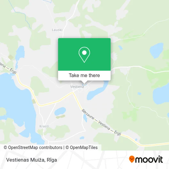 Vestienas Muiža map
