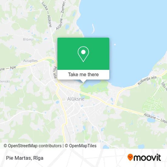 Pie Martas map
