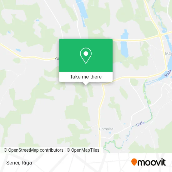 Senči map