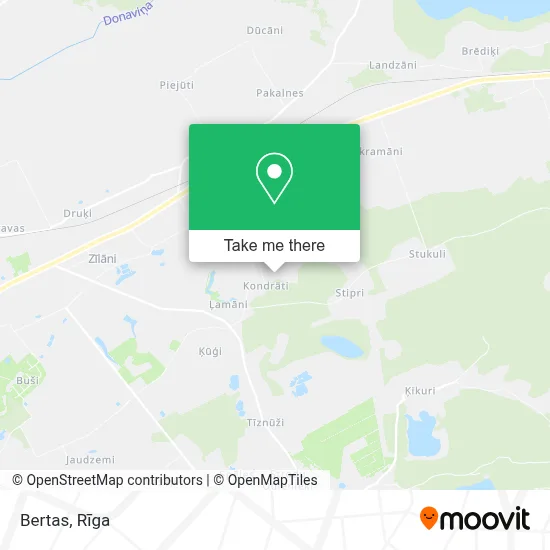 Bertas map