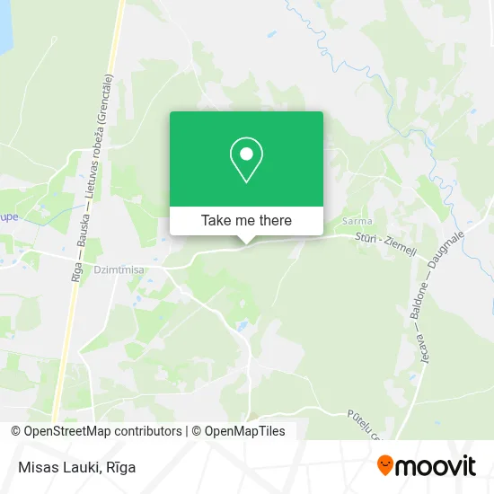 Misas Lauki map