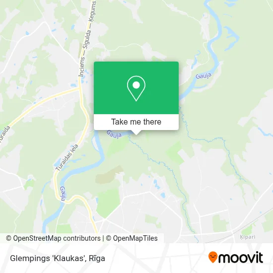 Glempings 'Klaukas' map
