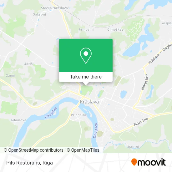Pils Restorāns map