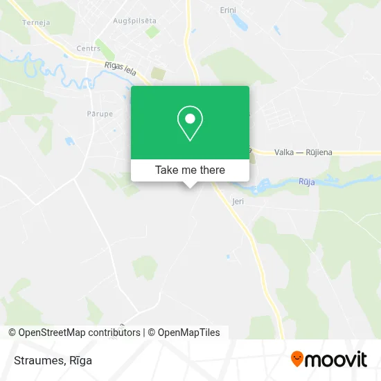 Straumes map