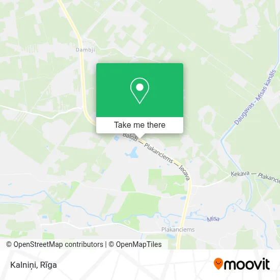 Kalniņi map