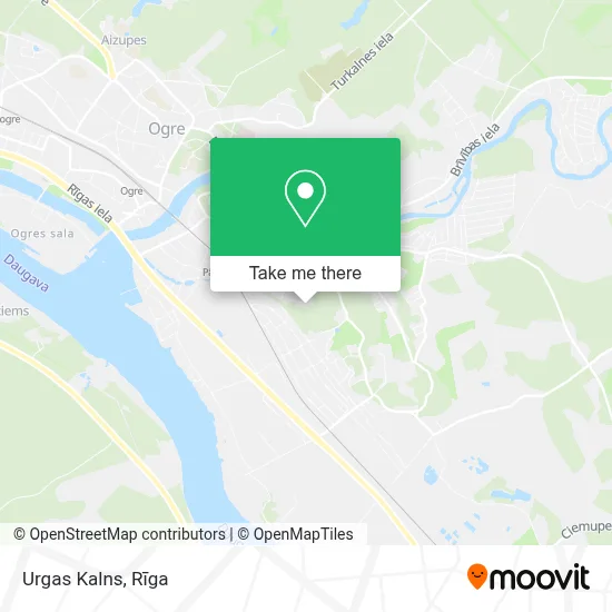 Urgas Kalns map