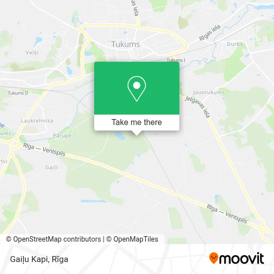 Gaiļu Kapi map
