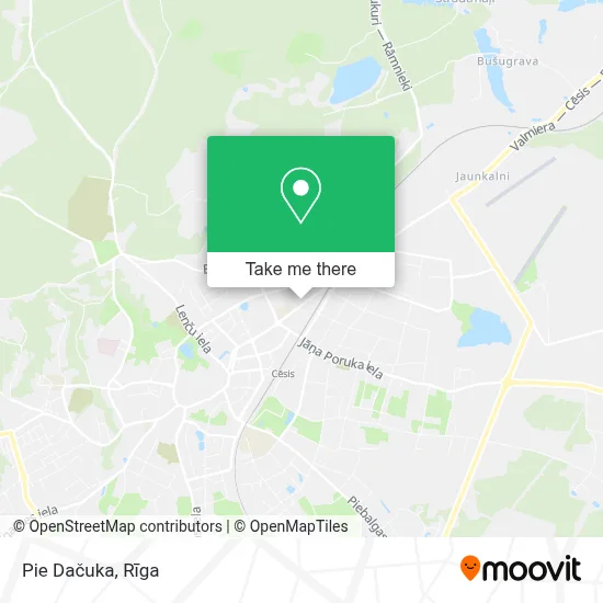 Pie Dačuka map