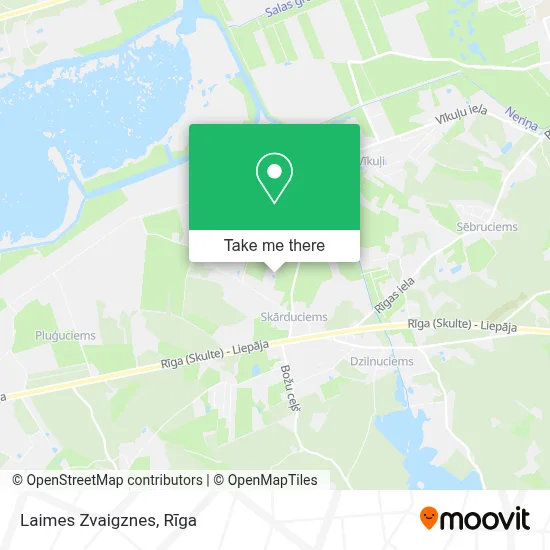 Laimes Zvaigznes map