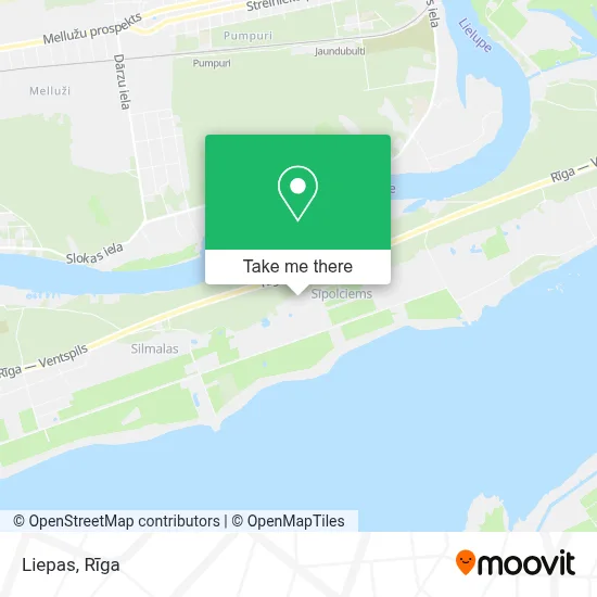 Liepas map