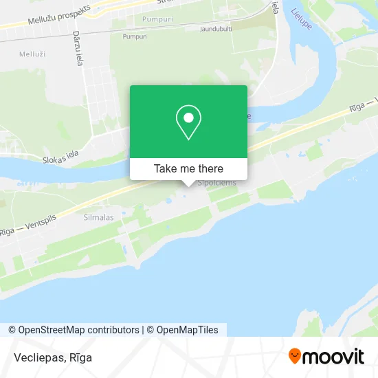Vecliepas map