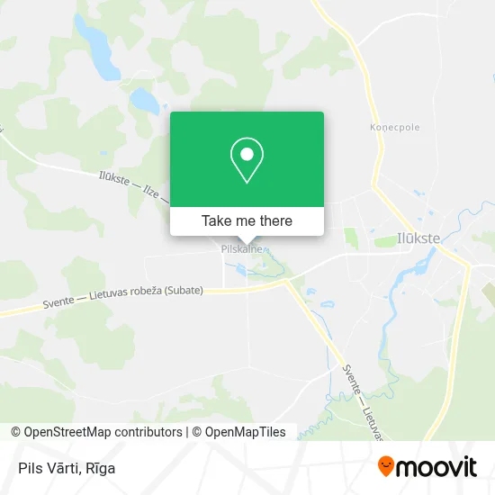 Pils Vārti map