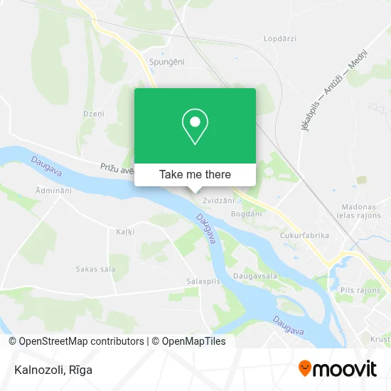 Kalnozoli map