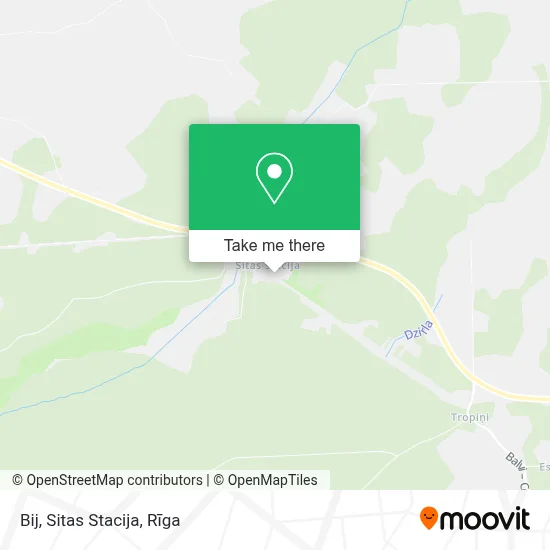 Bij, Sitas Stacija map