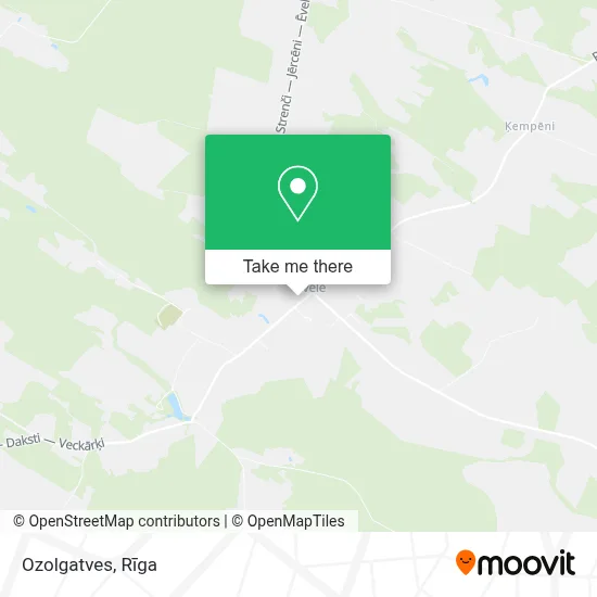 Ozolgatves map