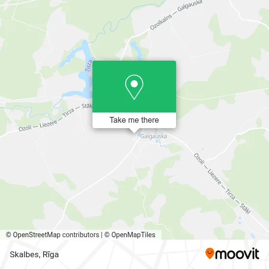 Skalbes map