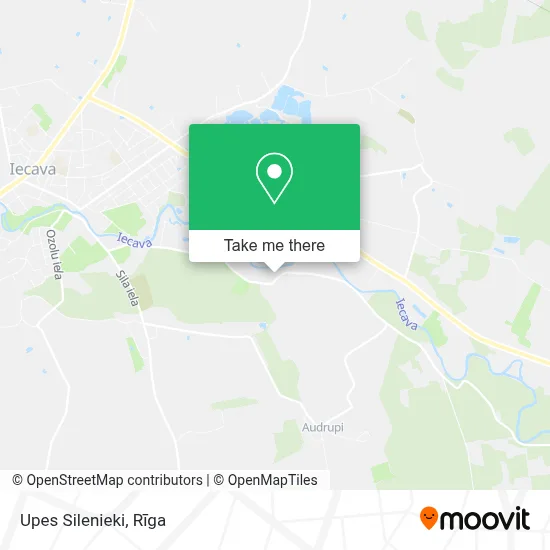 Upes Silenieki map